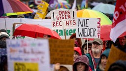 Demonstrationen gegen die AfD in Marl