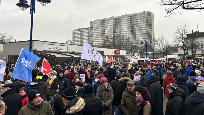 Proteste gegen die AfD in Duisburg 