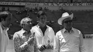 Ernst Huberty (2.v.l.) bei der Fußball-WM 1970.