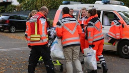 Evakuierung der Patienten in Bielefeld