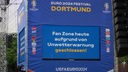 Fan Zone in Dortmund ist aufgrund von Unwetterwarnung geschlossen