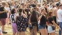 Tanzende Menschen auf dem Festival Ruhr in Love 
