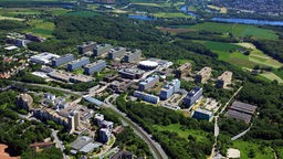 Luftbild der Ruhr-Universität Bochum