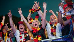 Fans beim Viertelfinale der Fußball EM 2012