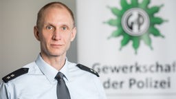 Ein Portraitfoto von Andreas Roßkopf, Gewerkschaft der Polizei, Abteilung Bundespolizei