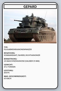 Bundeswehr Panzer Gepard