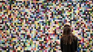 Das Gemälde "4096 Farben" von Gerhard Richter