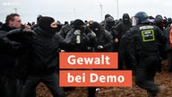 Gewalt bei Demo-TN