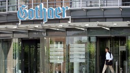 Eingang der Gothauer-Versicherung am Hauptsitz in Köln