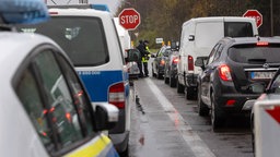 Grenzkontrolle durch die Bundespolizei