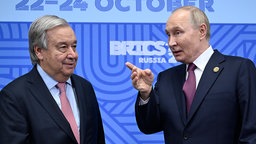 UN-Generalsekretär Antonio Guterres trifft Wladimir Putin