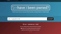 Auf der Webseite "Have I been pawned" kann jeder schauen, ob seine Daten in Darknet-Foren auftauchen