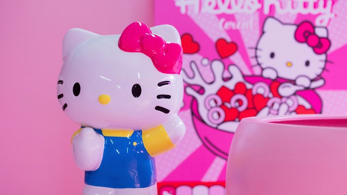  Die Hello-Kitty-Figur im Supercandy Pop-Up-Museum