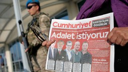 "Cumhuriyet" mit der Schlagzeile "Wir wollen Gerechtigkeit"