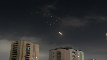 Explosionen im Himmel über Tel Aviv