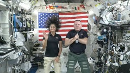 Astronauten Sunni Williams und Butch Wilmore auf der ISS