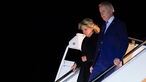 US-Präsident Joe Biden landet mit seiner Frau Jill in London