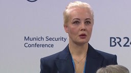 Julija Nawalnaja bei der Münchner Sicherheitskonferenz