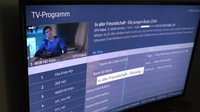 Kabelfernsehen: Riesige Auswahl