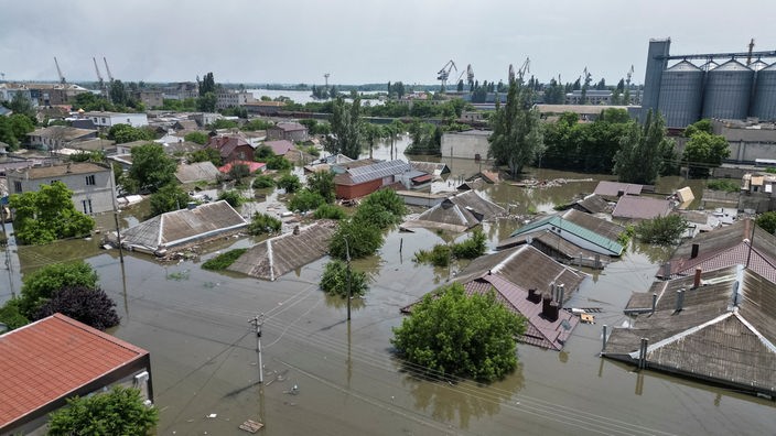 Überschwemmungsgebiet Ukraine