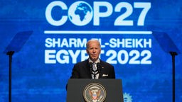 US-Präsident Joe Biden auf der Weltklimakonferenz der Vereinten Nationen 2022