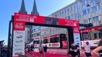 Zieleinlauf beim Kölner Halbmarathon