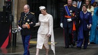 Monaco's Prince Albert and Monaco's Princess Charlène