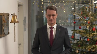 NRW-Ministerpräsident Hendrik Wüst hält die Neujahrsansprache