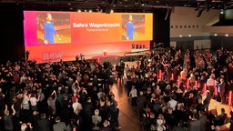 Sahra Wagenknecht beim Bundesparteitag