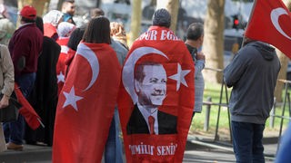 Erdogan-Fans in Köln am 31. Juli 2016