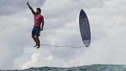 Gabriel Medina bei den olympischen Spielen 2024