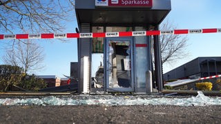 Seit vielen Jahren werden in NRW Geldautomaten gesprengt, wie hier in Kranenburg im Jahr 2020