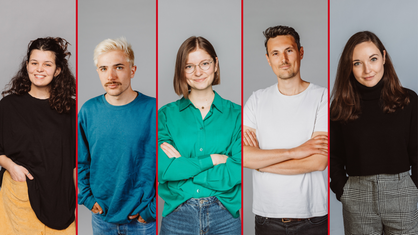 Jule, Samira, Tom und Frederik sind die Hosts des Instagram-Kanals @klima.neutral 