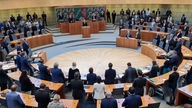 Landtag Plenum Gedenken