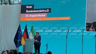 Angela Merkel hält Rede beim CDU-Neujahrsempfang