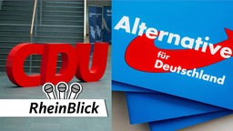Logo CDU und AfD