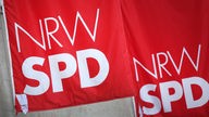 Fahnen der NRW-SPD