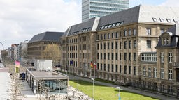 Die Staatskanzlei im Landeshaus in Düsseldorf