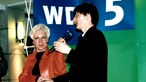 Westblick-Moderatorin Beate Kowollik im Gespräch mit Karl Lauterbach (2000)