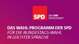 SPD-Wahlprogramm in leichter Sprache