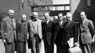 Düsseldorf, 17.06.1947. Das Kabinett von Nordrhein-Westfalen