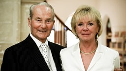 Bertelsmann-Patriarch Reinhard Mohn mit seiner Ehefrau Liz Mohn