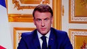 Portrait von Emmanuel Macron