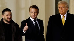 Macron, Trump und Selenskyj in Paris