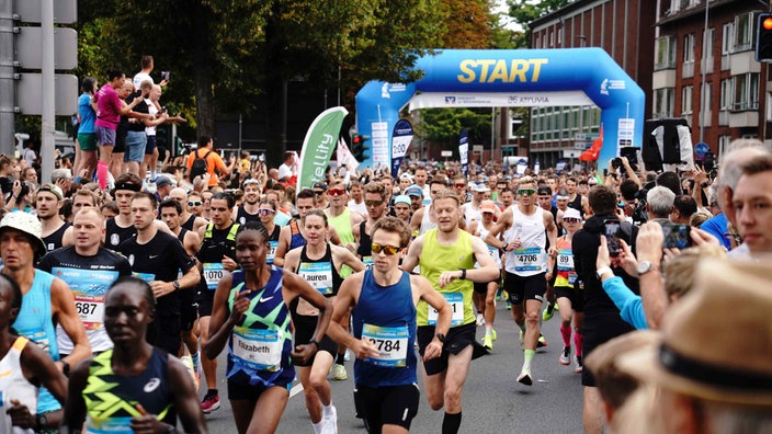 Start des Marathons in Münster