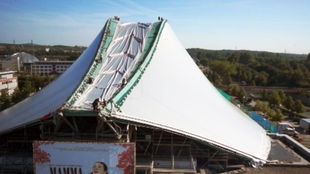 Metronom Theater in Oberhausen erhält neues Dach