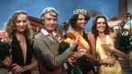Rudi Carell neben den Gewinnerinnen von Miss Germany 1979