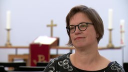 Portrait Betroffene Missbrauch evangelische Kirche Dörte Münch 
