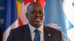 Der botswanische Präsident Mokgweetsi Masisi