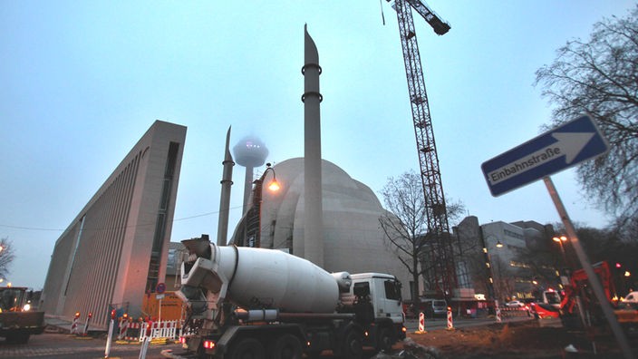 Baustelle der Moschee in Köln